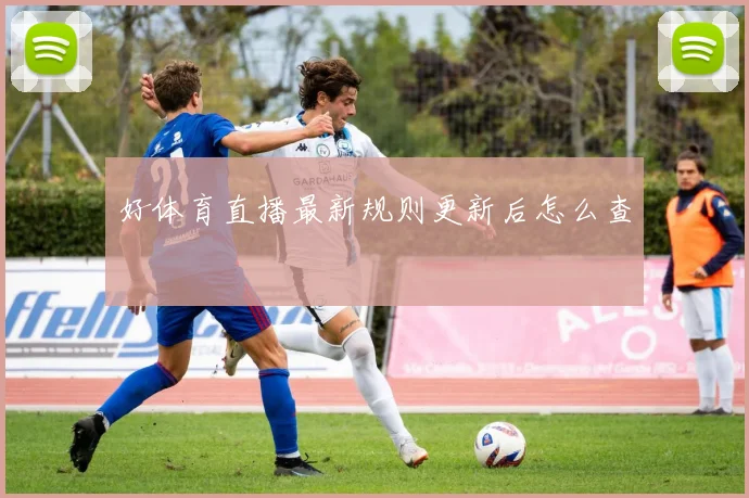 好体育直播最新规则更新后怎么查